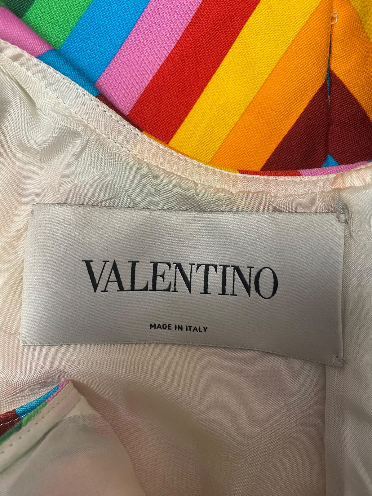 Rainbow Dress Valentino RESORT 2015  by M.Grazia Chiuri & PierPaolo Piccioli
