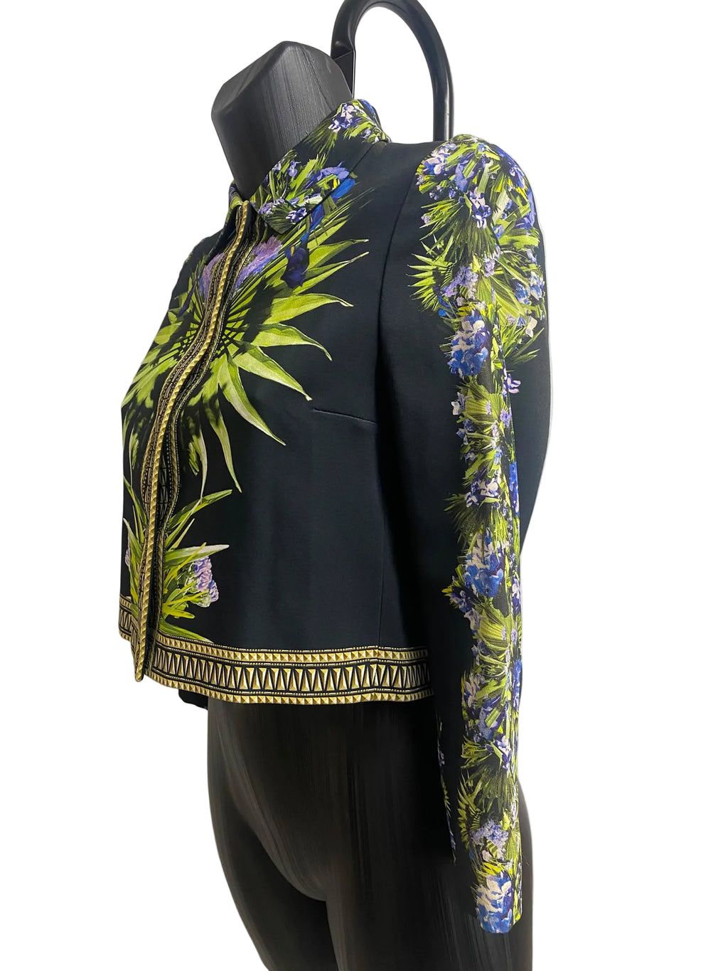 Givenchy RESORT 2012 by Riccardo Tisci Floral Botanical Cropped Jacket (FR 38)