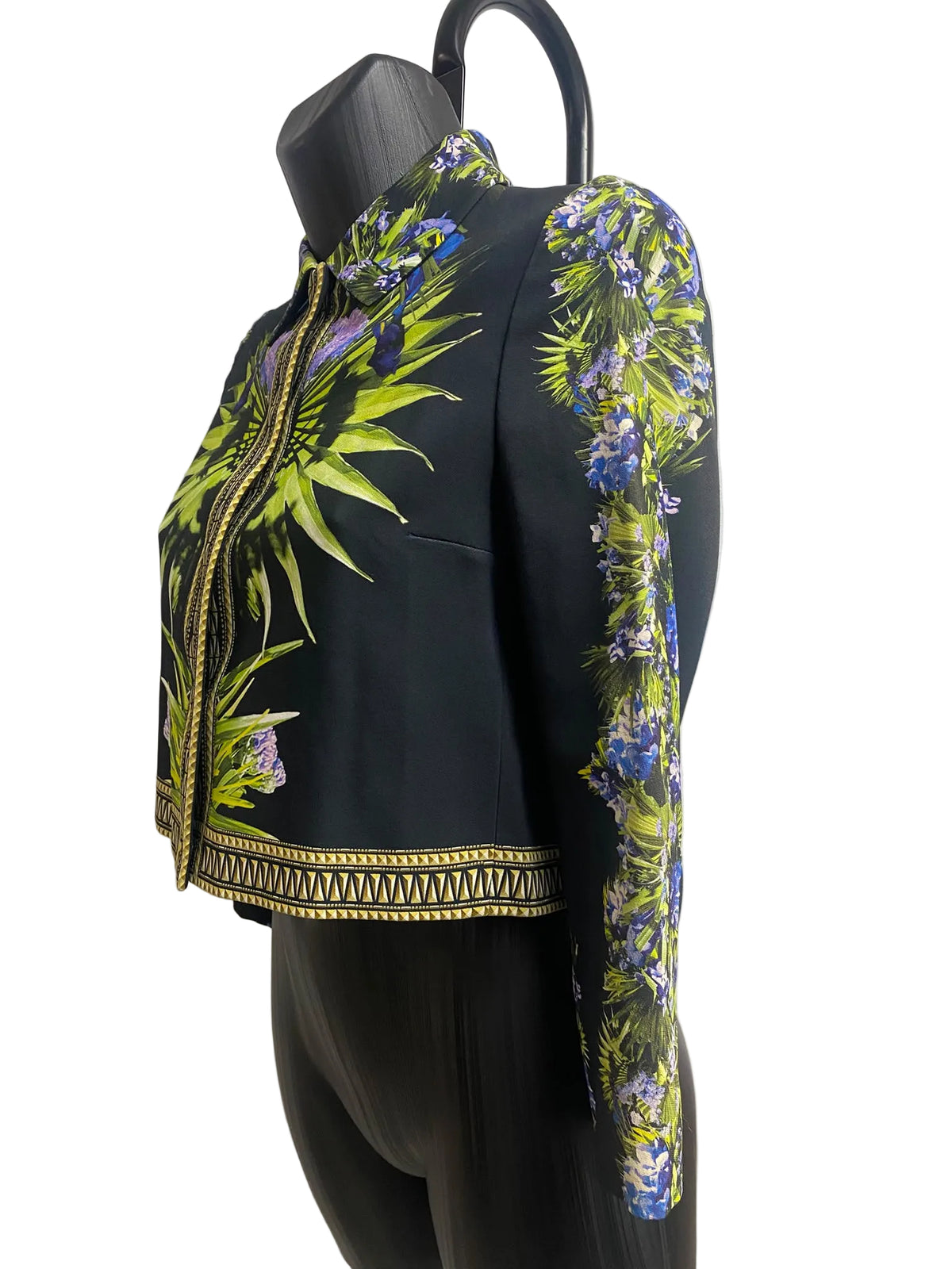 Givenchy RESORT 2012 by Riccardo Tisci Floral Botanical Cropped Jacket (FR 38)