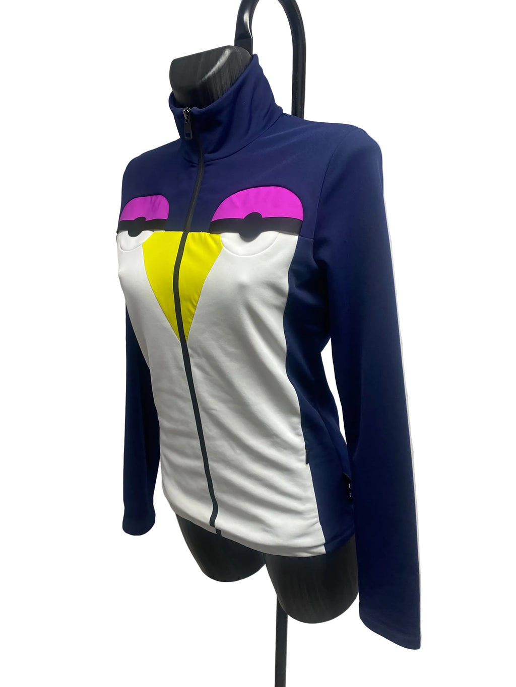 Fendi Roma Women's Penguin Zip-Up Track Jacket - Size 44