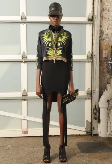 Givenchy RESORT 2012 by Riccardo Tisci Floral Botanical Cropped Jacket (FR 38)