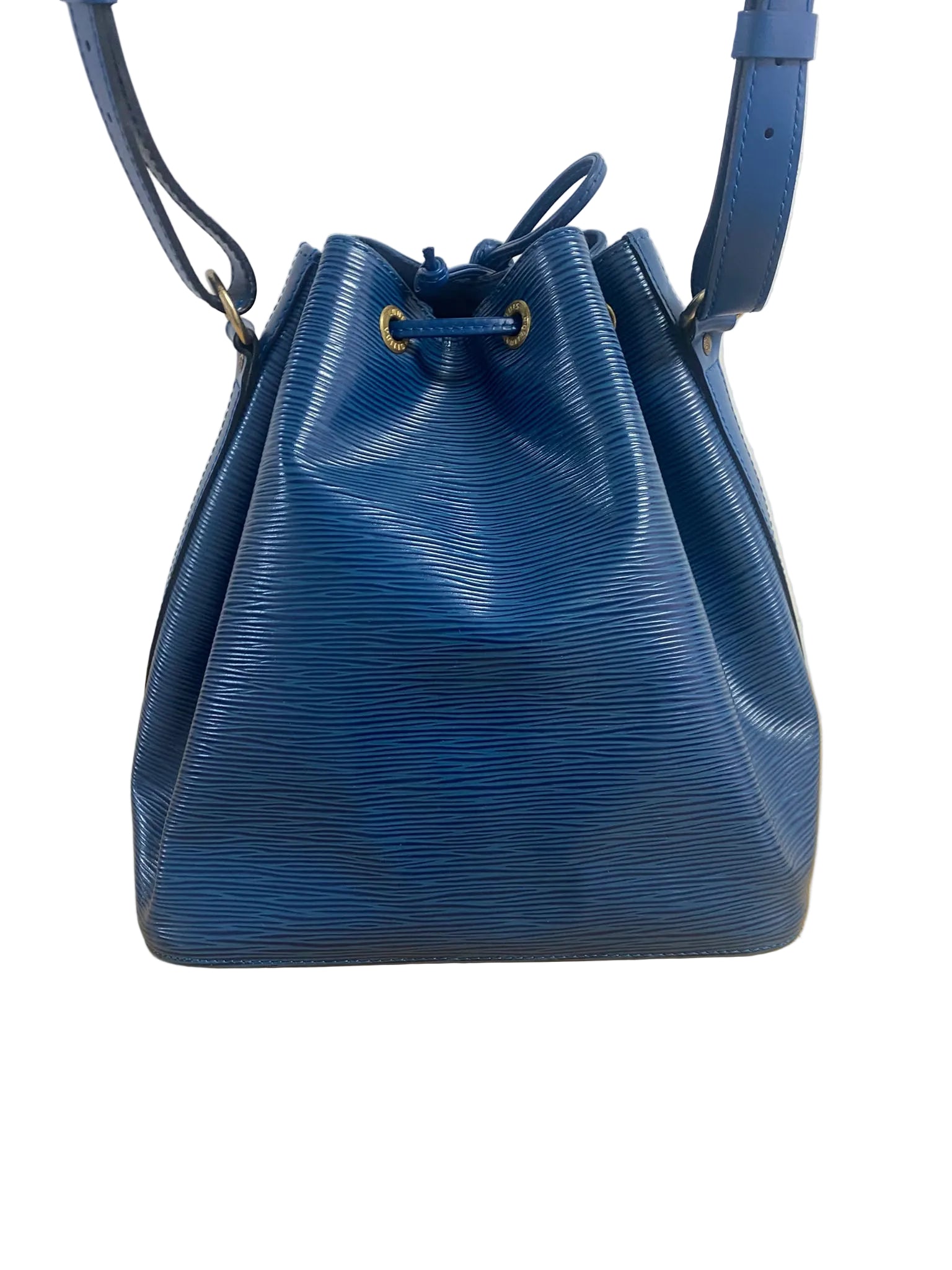 Louis Vuitton Noé in Blue Epi Leather