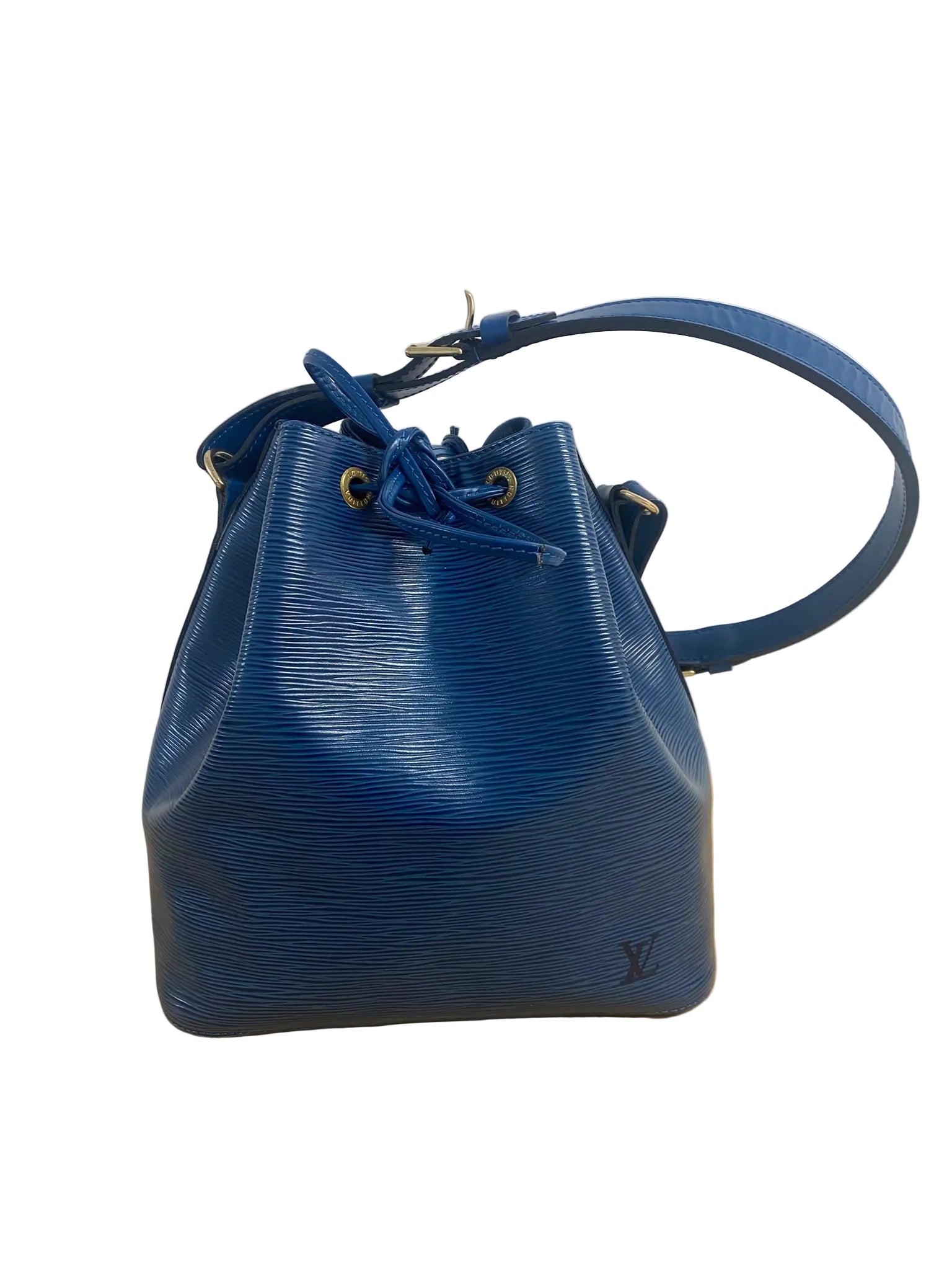 Louis Vuitton Noé in Blue Epi Leather