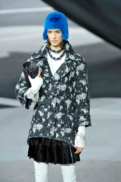 FW2013 Chanel Globalisation Tweed Coat
