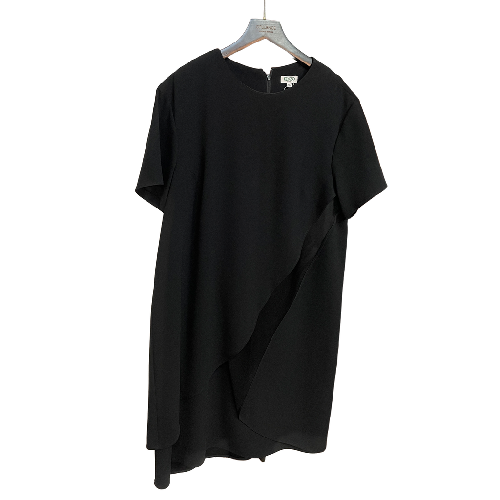 Kenzo Paris Black Asymmetric Dress – Size 46