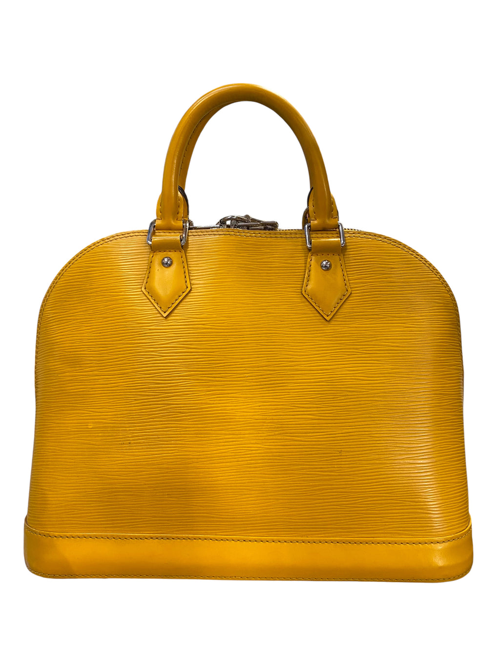 2014 Louis Vuitton Alma Handbag in Yellow Epi Leather
