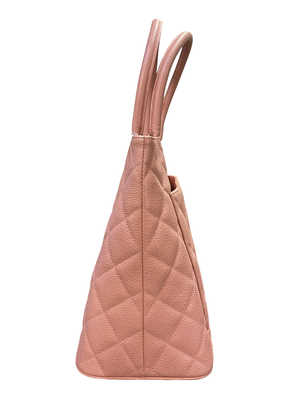2003 Chanel Medallion Bag in Quilted Pink Grained Leather