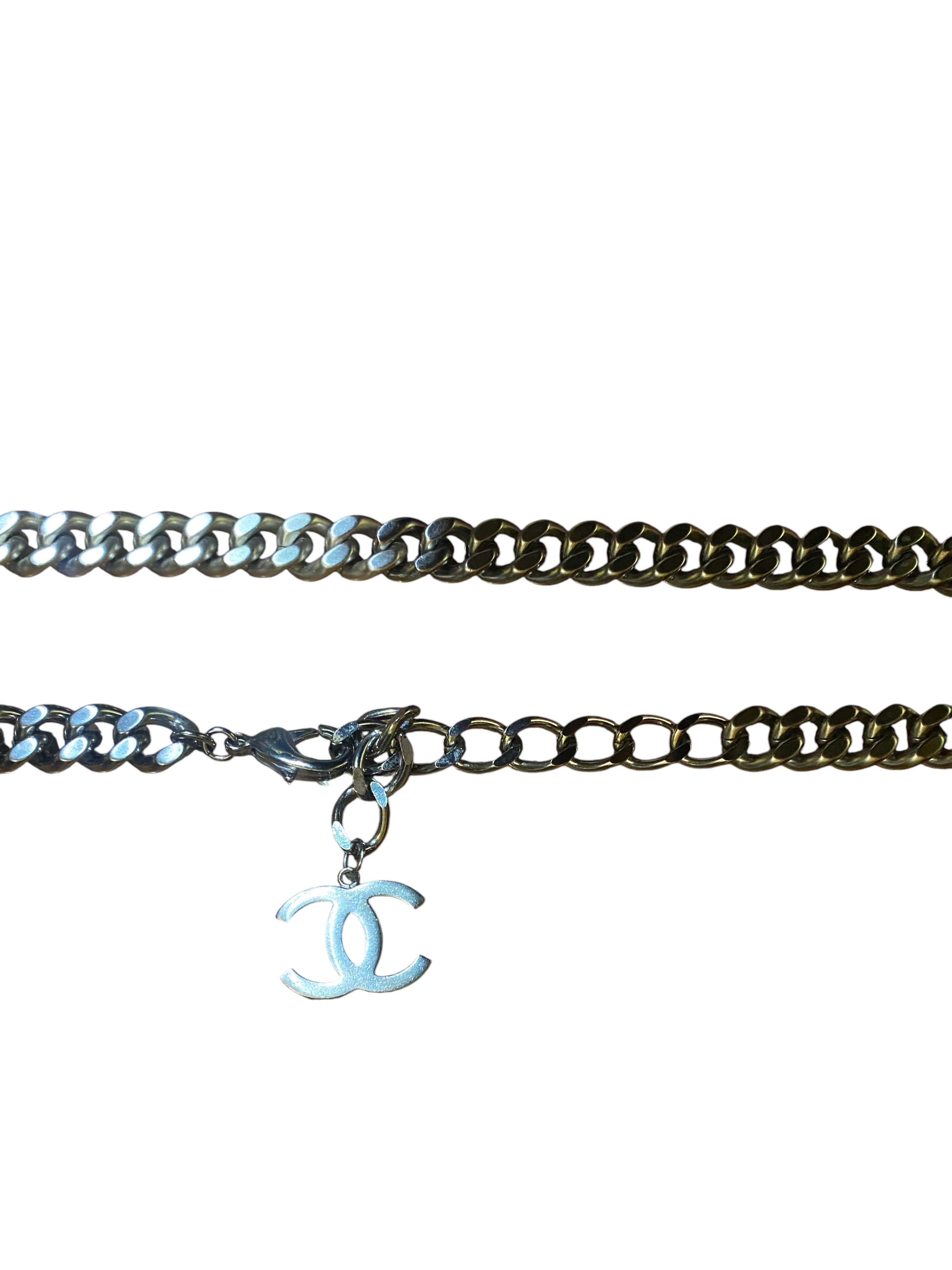 Chanel Silver Chain Belt