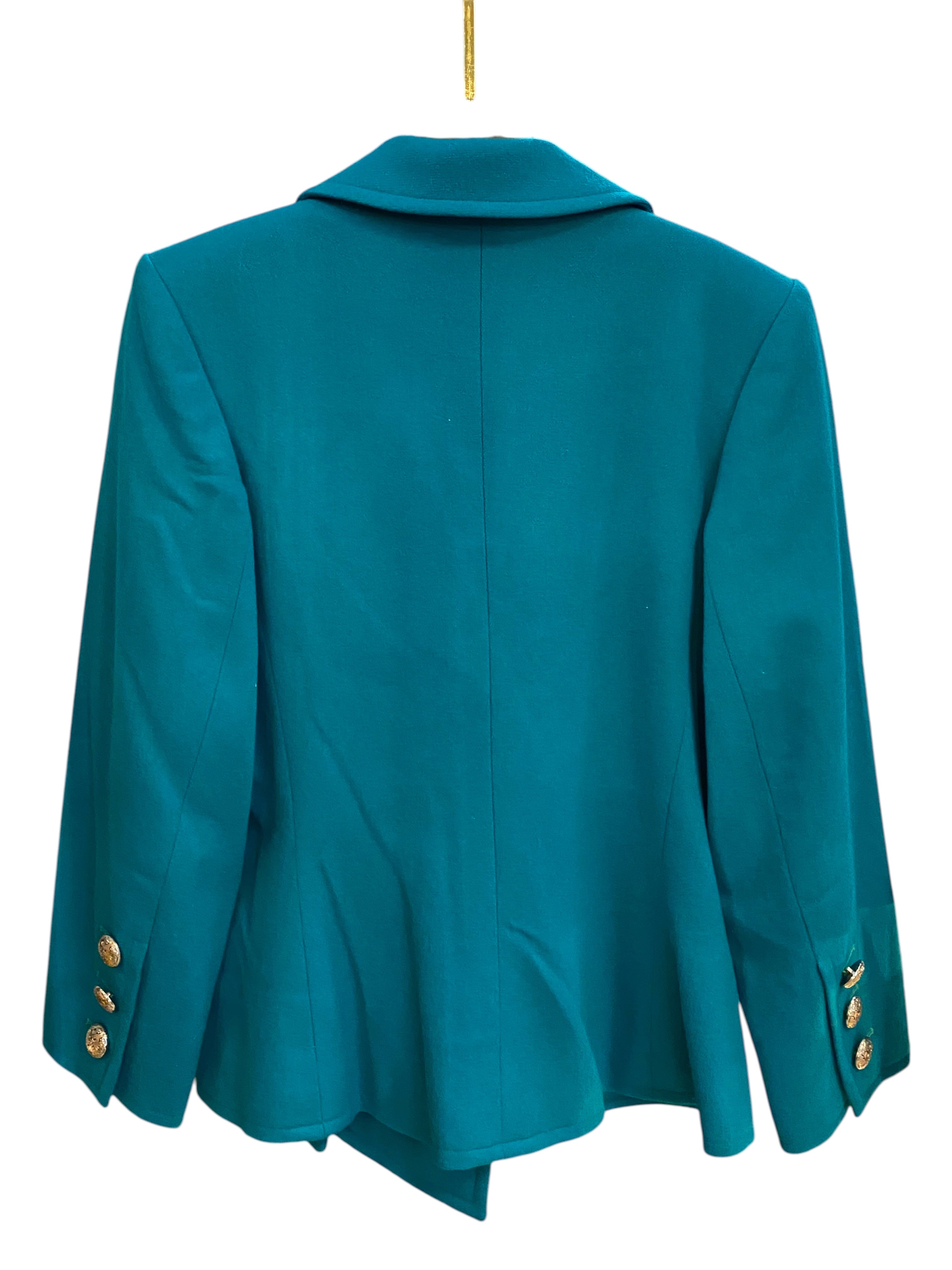 Yves Saint Laurent Green Wool – Opulence Vintage