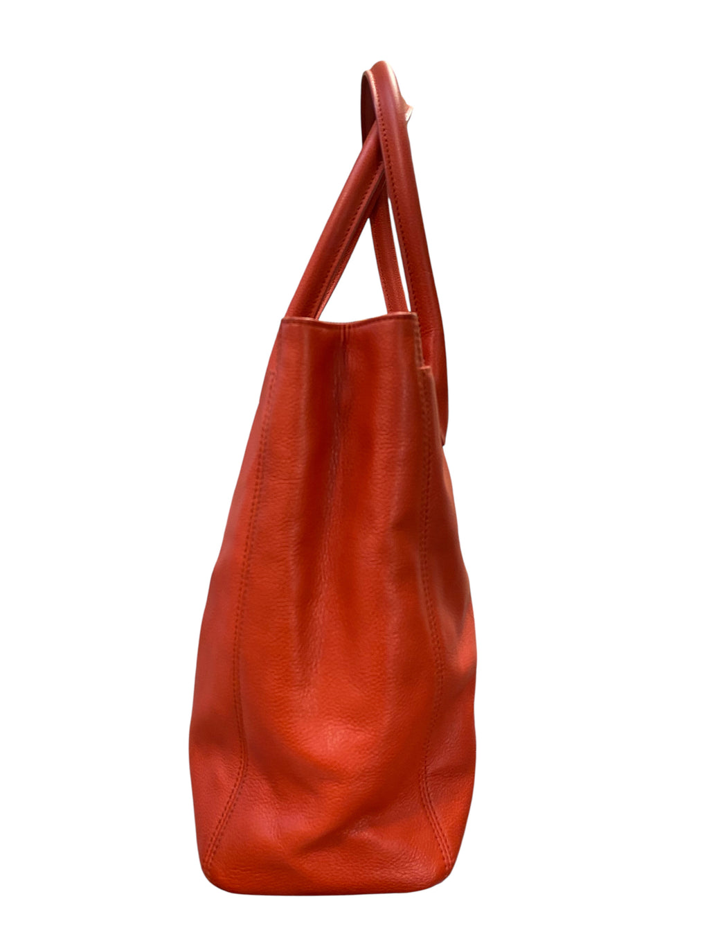 2012 Orange Leather Handbag