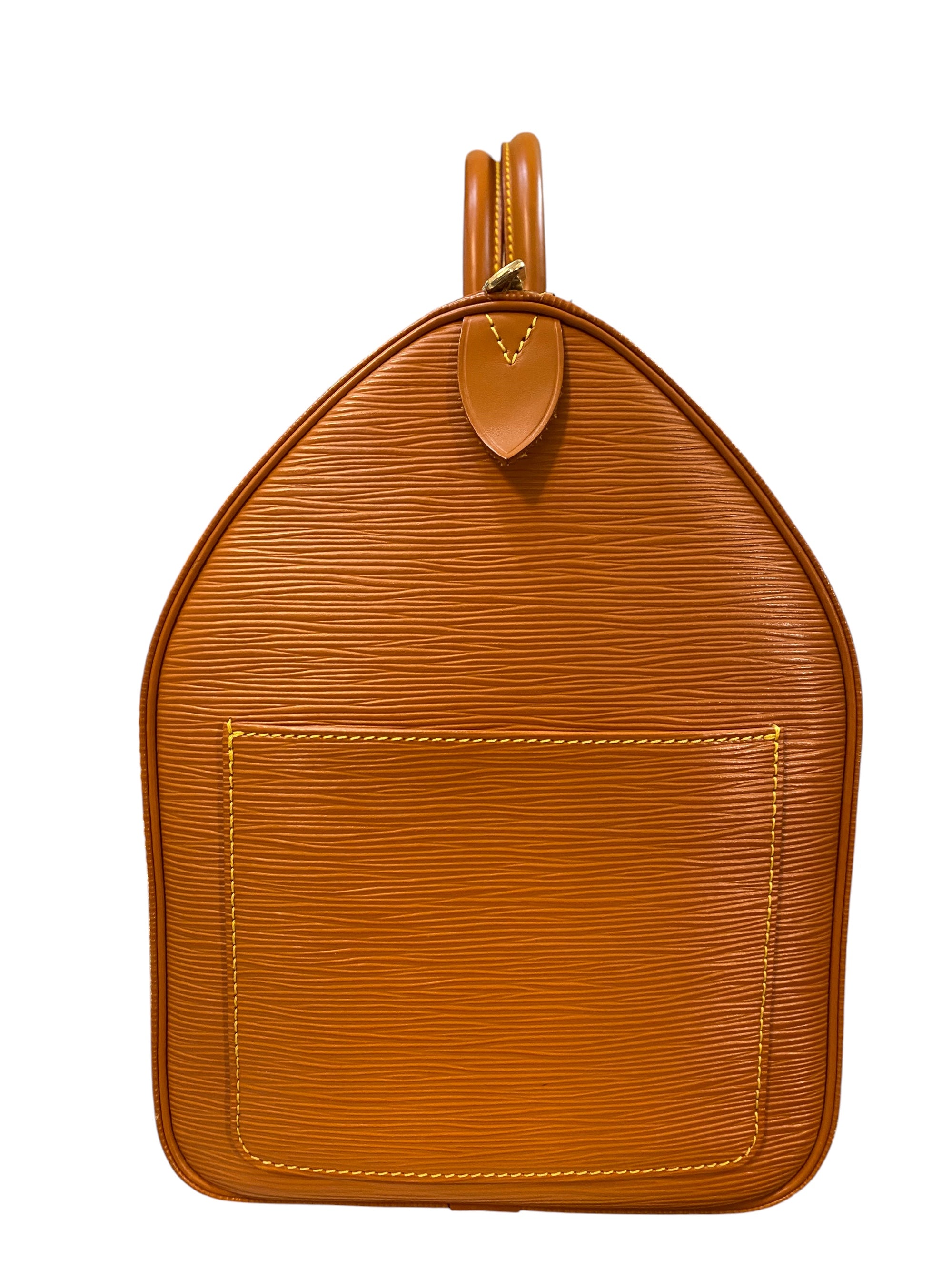 1991 Louis Vuitton Travel Bag in Brown Epi Leather