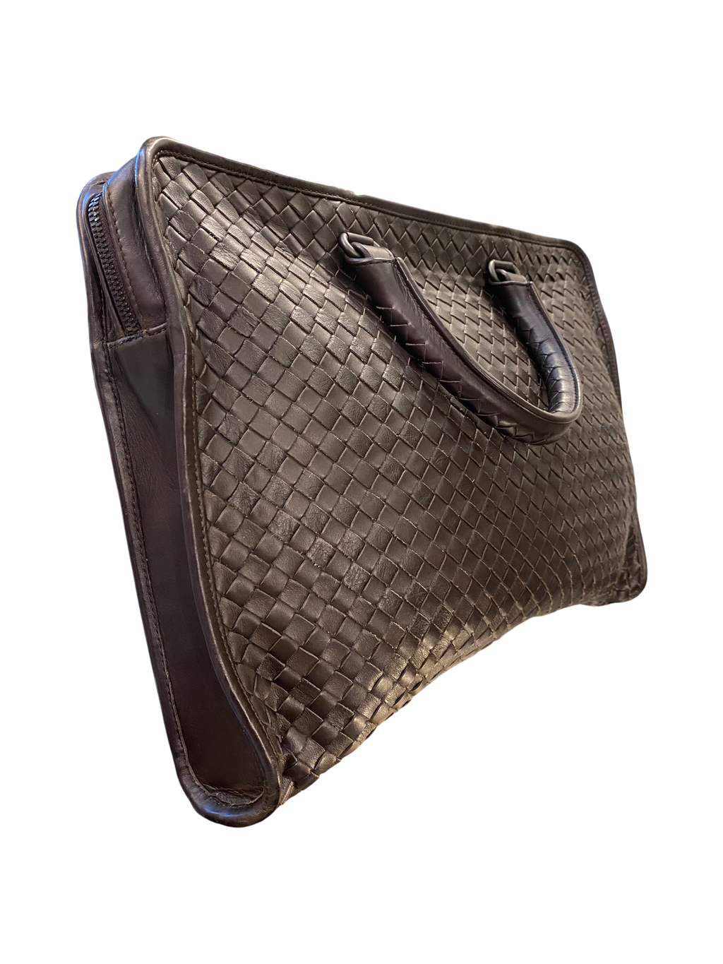 Brown Bottega Venetta work bag