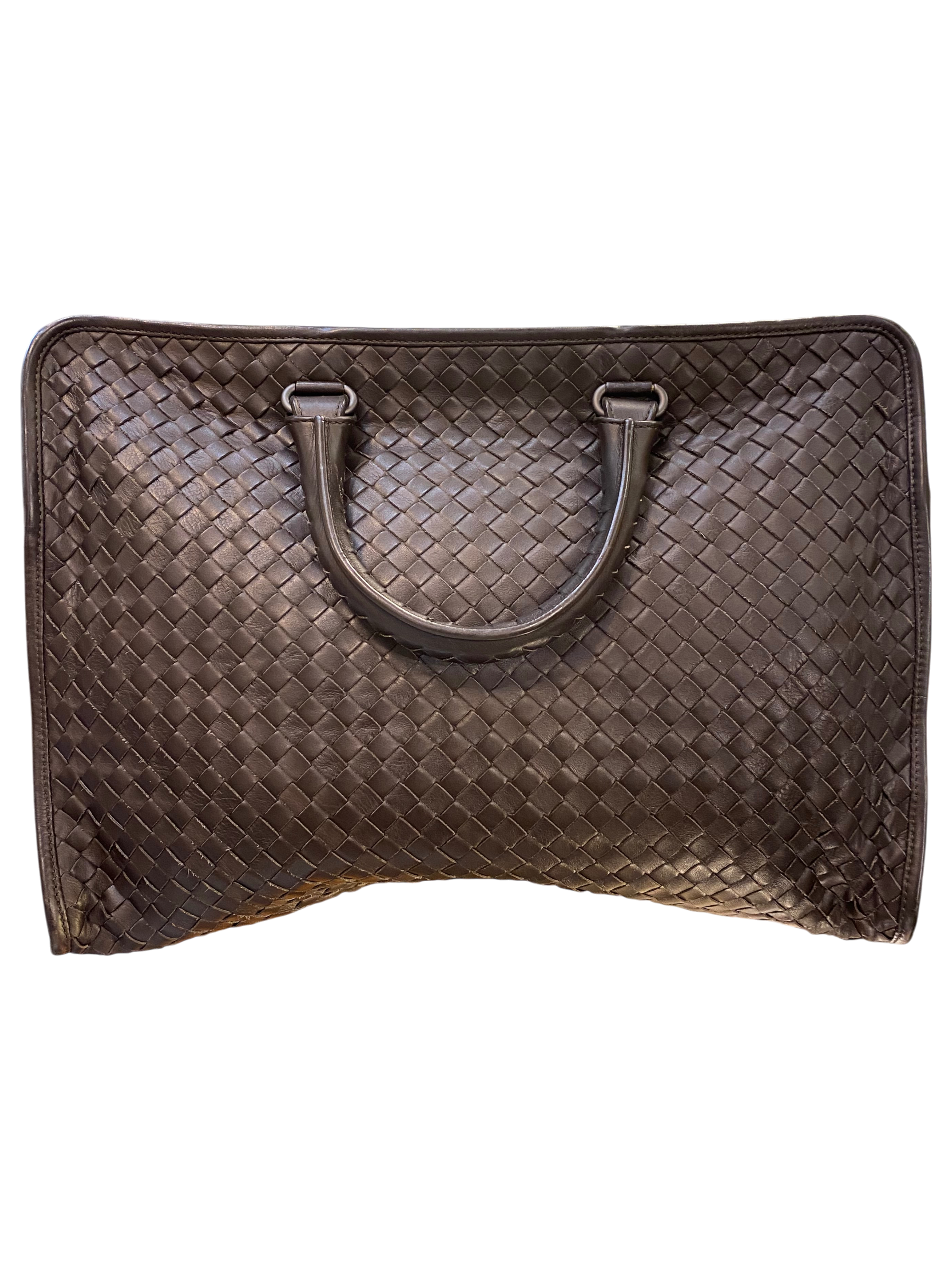 Brown Bottega Venetta work bag