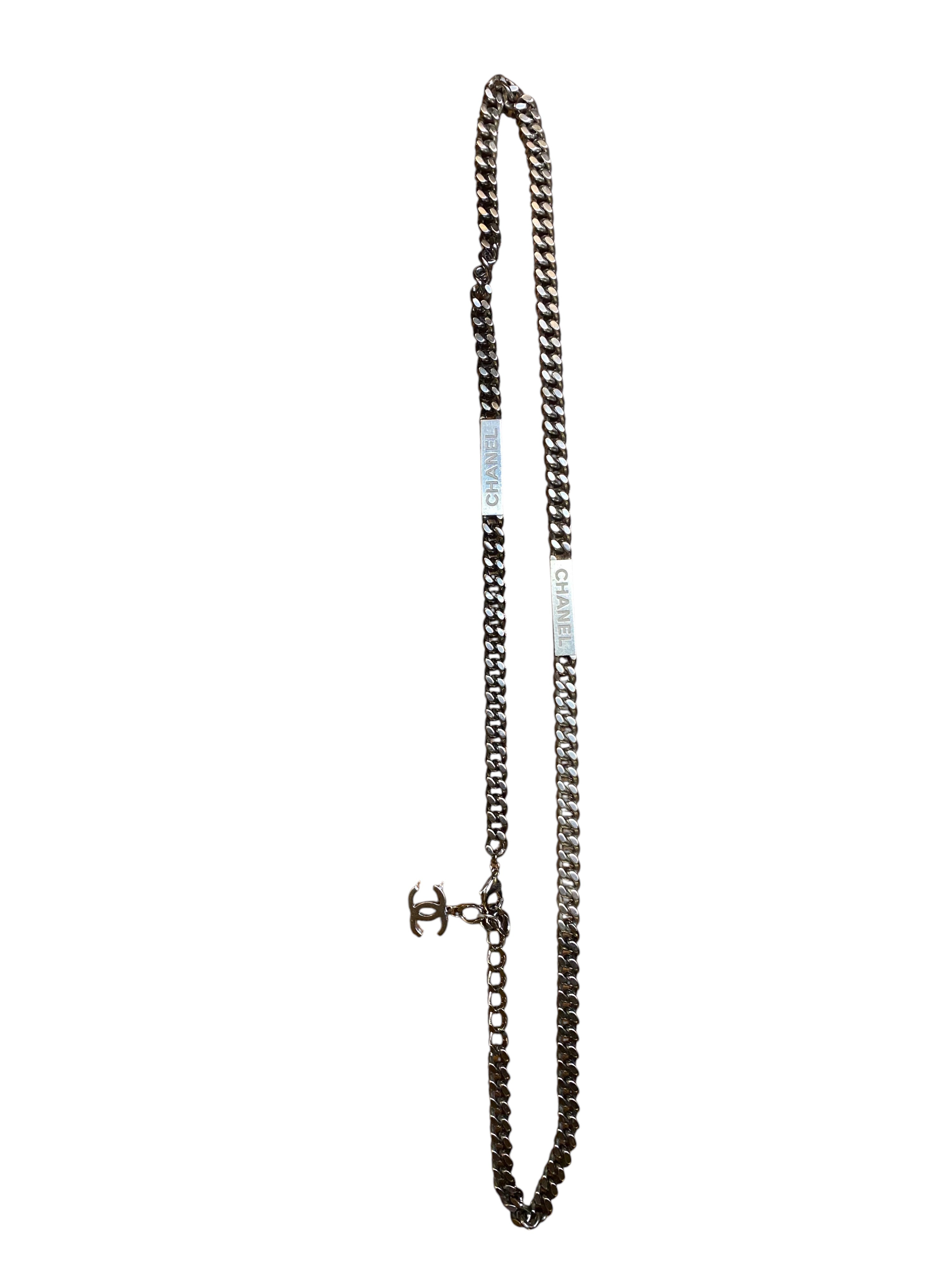 Chanel Silver Chain Belt