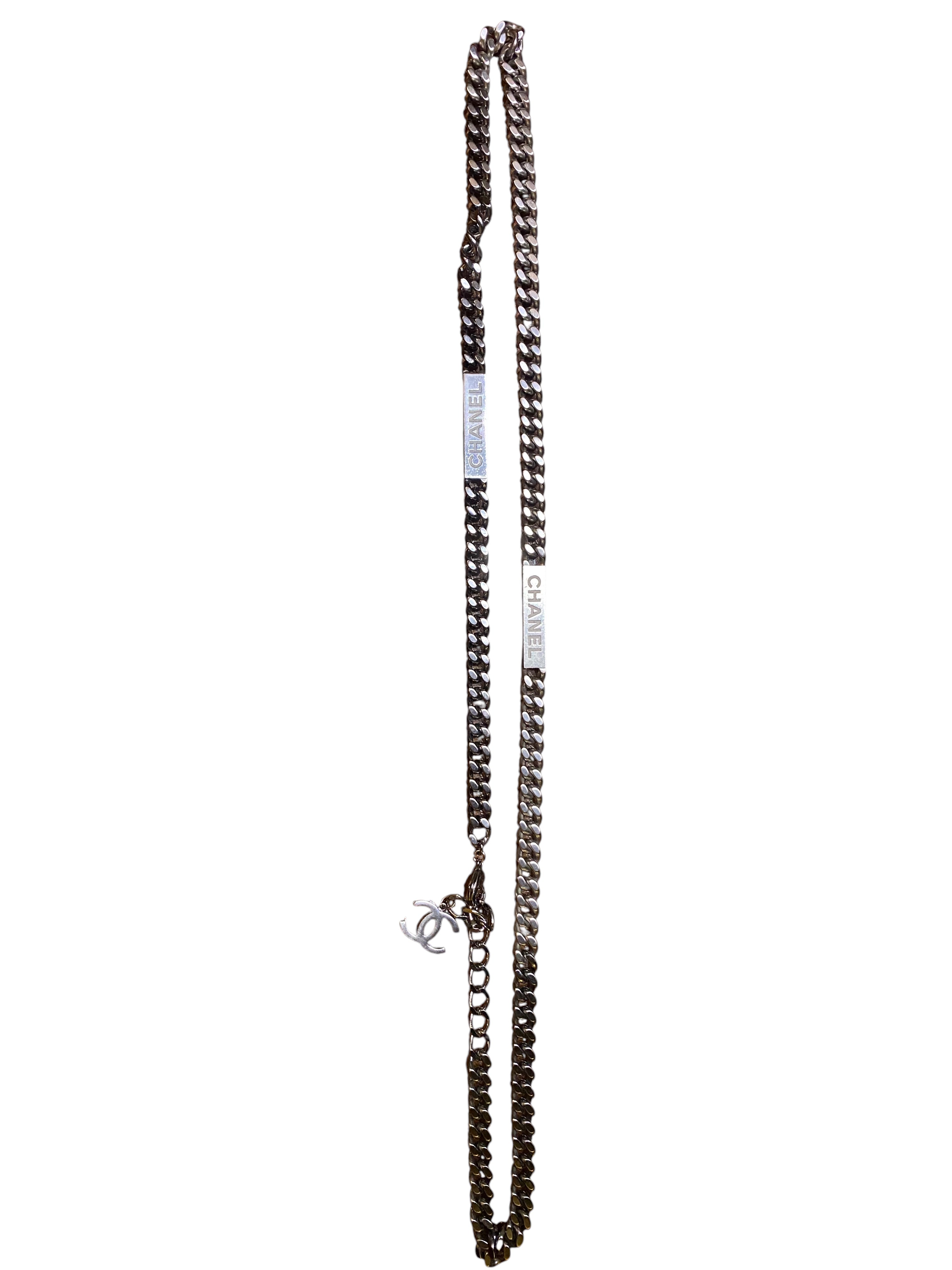Chanel Silver Chain Belt